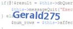 verification code