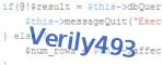 verification code
